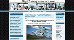 Desktop Screenshot of flight-training-instructors.com